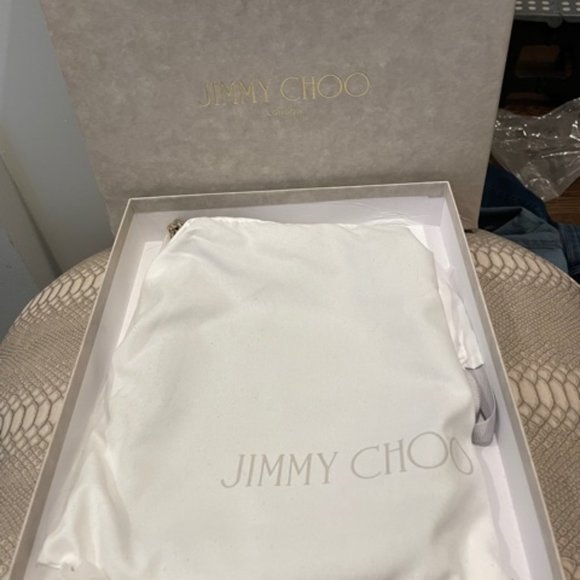 Jimmy Choo Sparkle Suede Callie Bag - Picture 7 of 9